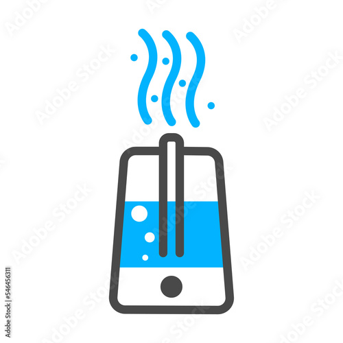 air purifier logo icon vector illustration clipart