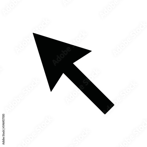 arrow pointer icon design vector template