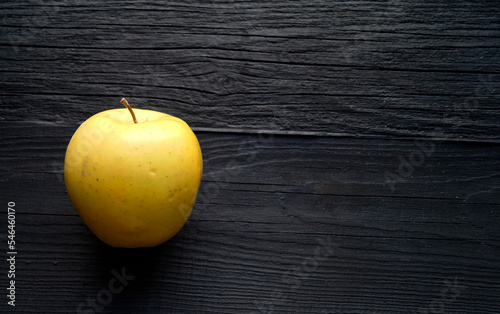 apple on wooden background