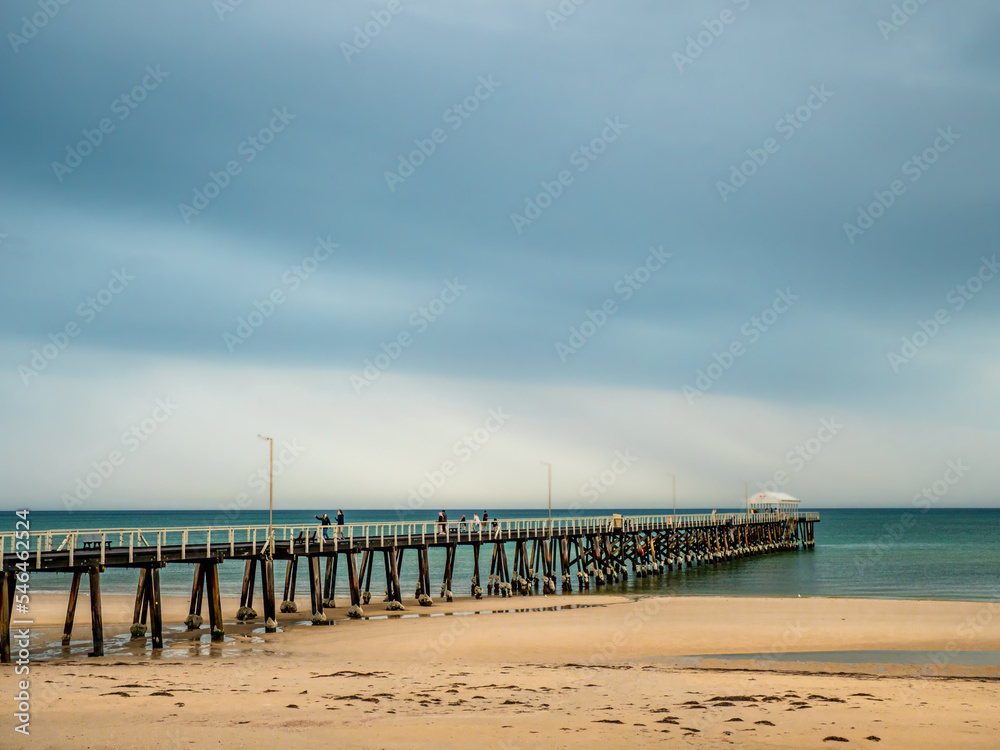 Henley Beach Jetty Overcast