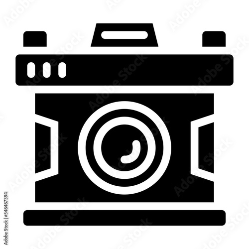 camera glyph icon style