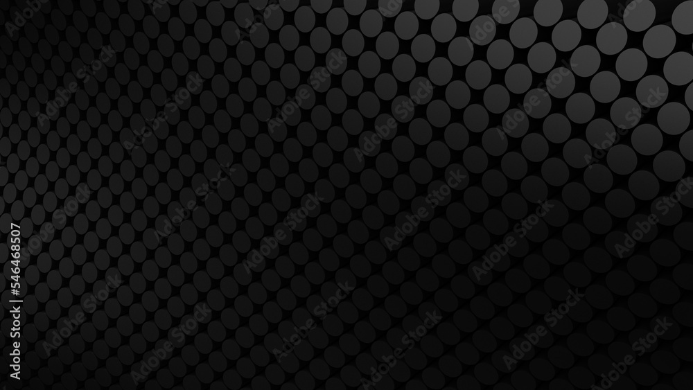 Abstract background with black cylinders under black background. 3D high quality rendering. 3D illustration. 3D CG. Abstract background with black cylinders under black background. 3D high quality rendering. 3D illustration. 3D CG.