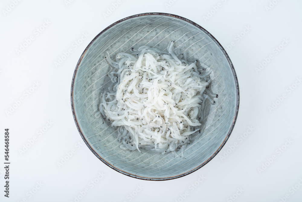 Φωτογραφία A plate of small whitebait ingredients