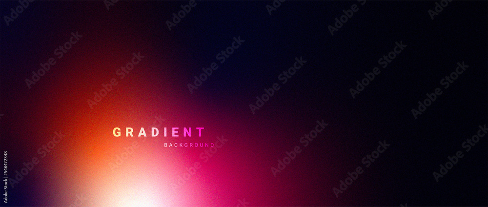 Blurred gradient background with grainy texture - obrazy, fototapety, plakaty 