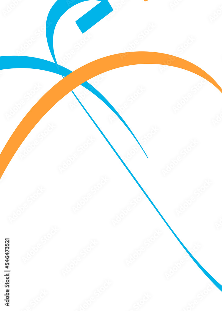 Light Blue Orange Lines Background Light Blue Orange Lines Background