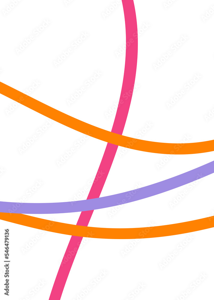 Pink Orange Purple Abstract Doodle Lines Pink Orange Purple Abstract Doodle Lines