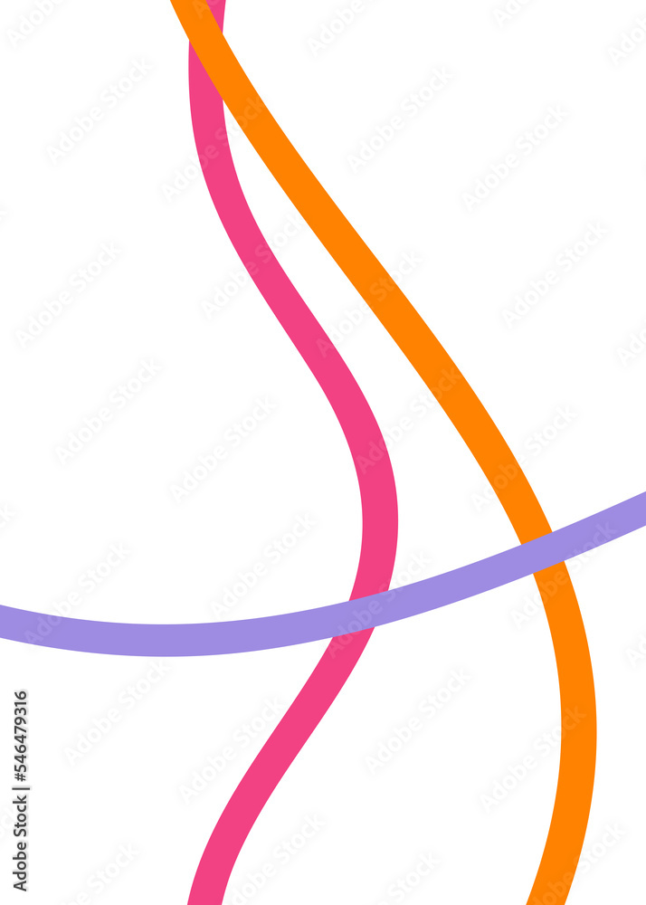 Pink Orange Purple Abstract Doodle Lines Pink Orange Purple Abstract Doodle Lines