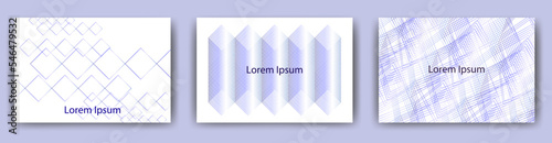 正方形デザインのグラデーションベクターイラストカード/Postcard/はがきテンプレート/DM/ポストカード/名刺デザインの　テンプレートカードセット