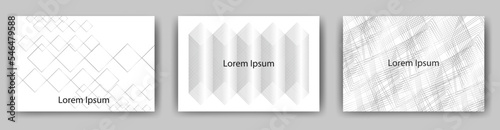 正方形デザインのグラデーションベクターイラストカード/Postcard/はがきテンプレート/DM/ポストカード/名刺デザインの　テンプレートカードセット