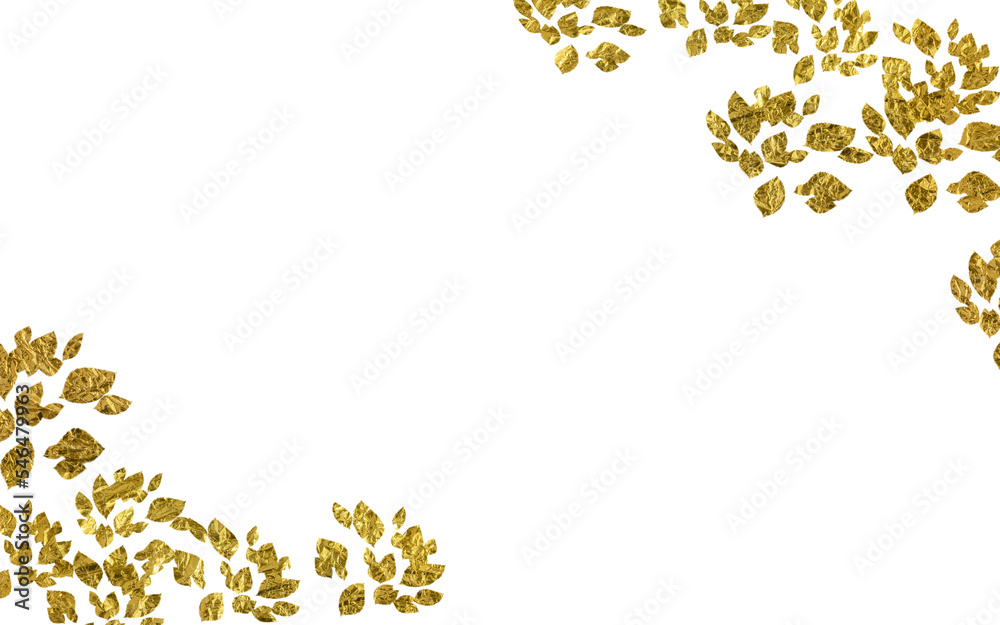 Gold Foil Frame ,gold splatter frames glitter,Gold brush stroke on transparent background.	