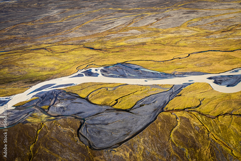desembocadura de un glaciar en Islandia