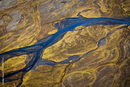 Obraz na płótnie desembocadura de un glaciar en Islandia w salonie