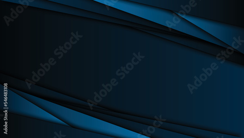 Modern navy blue background with abstract style. Vector illustration design for presentation, banner, cover, web, flyer, card, poster, wallpaper, texture, slide, magazine, and powerpoint