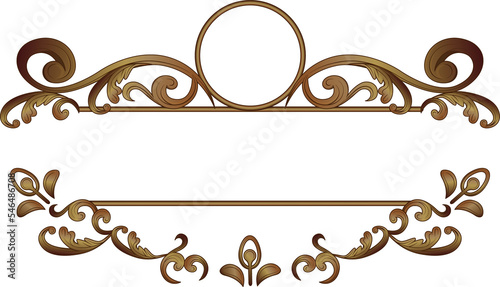 frame with ornament
