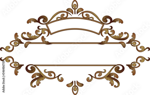 frame with ornament