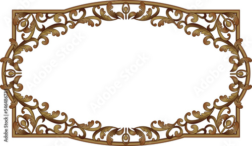 frame with ornament