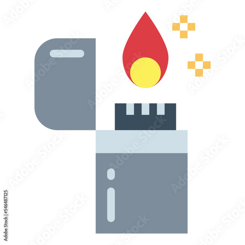 lighter flat icon style