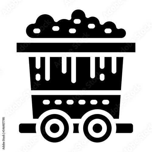 mine glyph icon style