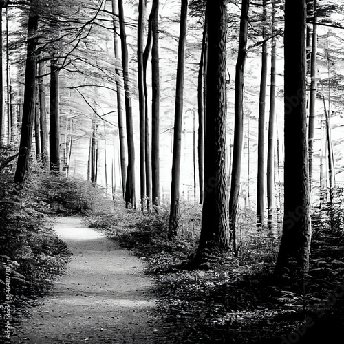 A trail in the secret woods