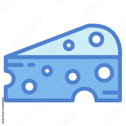 cheese two tone icon style