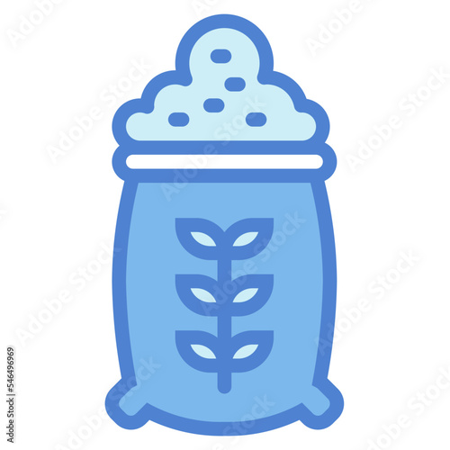 fertilizer two tone icon style