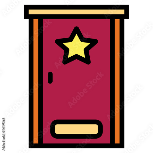 backstage filled outline icon style