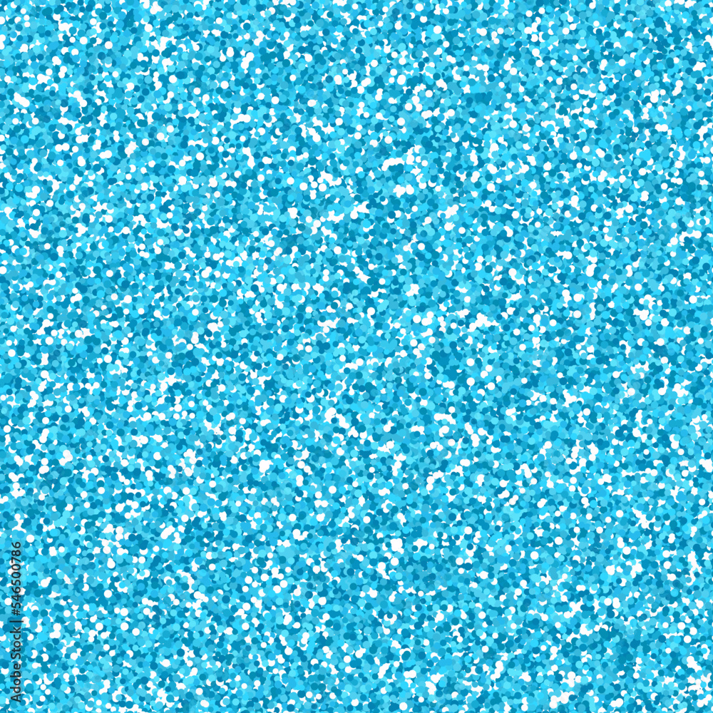 Light Blue Glitter, Vector Texture Seamless Pattern