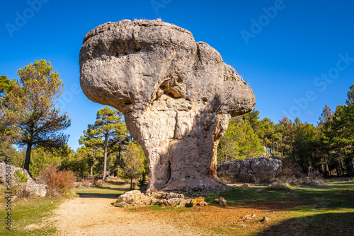 Ciudad Encantada de Cuenca, formaciones rocosas con formas, España