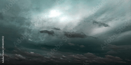 time-lapse of clouds over the city, evening sky rainy style with dark weather and clouds, and skylight touch on the clouds.