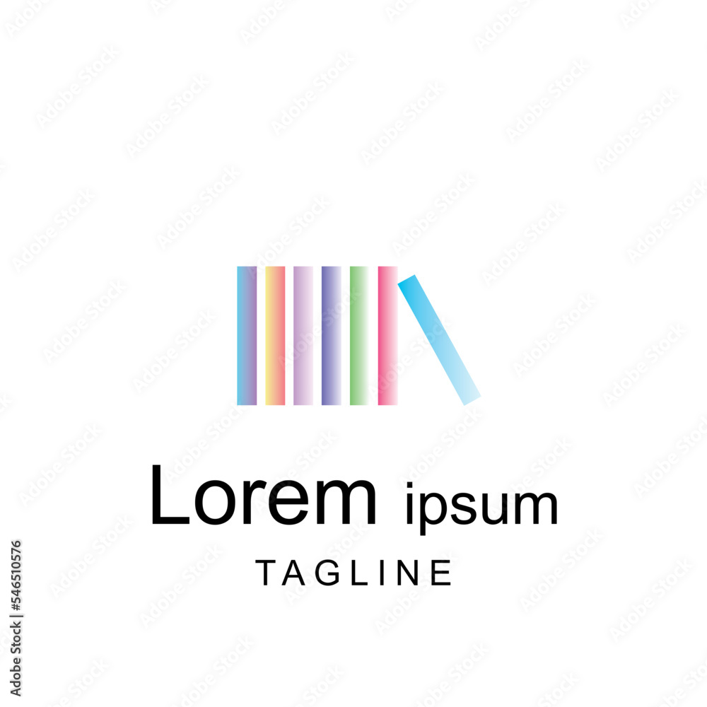 open book library vector template illustration open book library vector template illustration