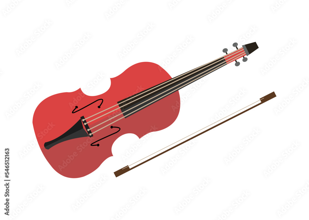 Fototapeta premium violin music instrument musical viola cello orchestra concert sound musical instrument vector illustration