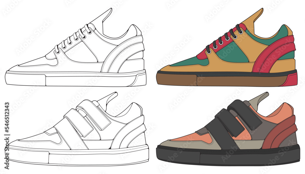 1,700+ Cool Sneakers Stock Illustrations, Royalty-Free Vector Graphics &  Clip Art - iStock | Cool sneakers on white