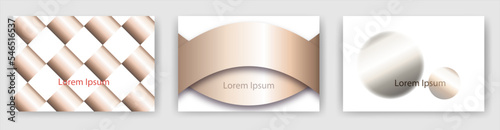 正方形 デザインのグラデーションベクターイラストカード/Postcard/はがきテンプレート/DM/ポストカード/名刺デザインの　テンプレートカードセット