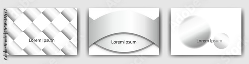 正方形 デザインのグラデーションベクターイラストカード/Postcard/はがきテンプレート/DM/ポストカード/名刺デザインの　テンプレートカードセット