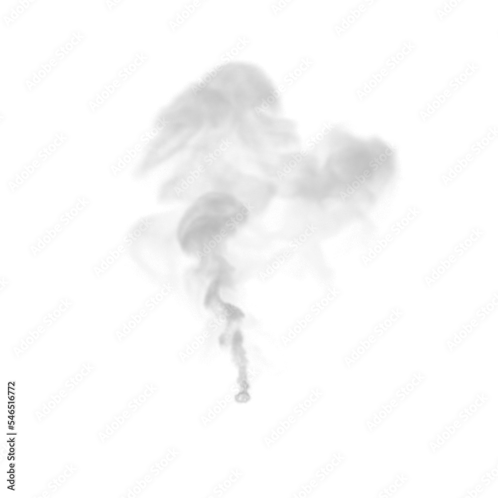 smoke on transparent background