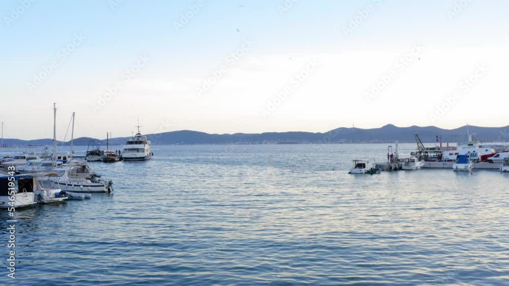 Adriatic sea drone shots Zadar Adriatic Sea Adriatic sea drone shots Zadar Adriatic Sea