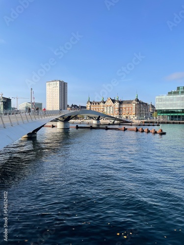 Photography Lille Langebro cycle and pedestrian bridge enhances Copenhagen’s waterfront