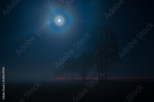 pełnia księżyca we mgle © Robert