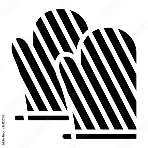 oven mitts kitchen cooking kitchen utensils icon
