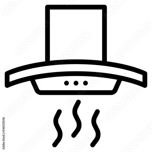 extractor kitchen cooking kitchen appliances icon