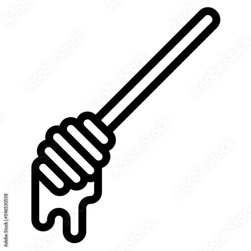 honey dipper kitchen honey kitchen utensils icon