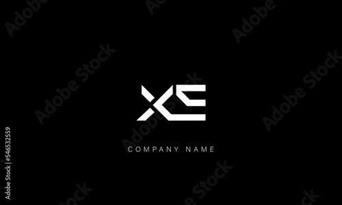 EX, XE Abstract Letters Logo Monogram