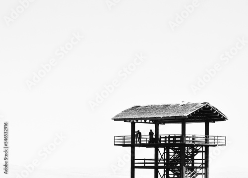 lifeguard tower on the beach © ahmet
