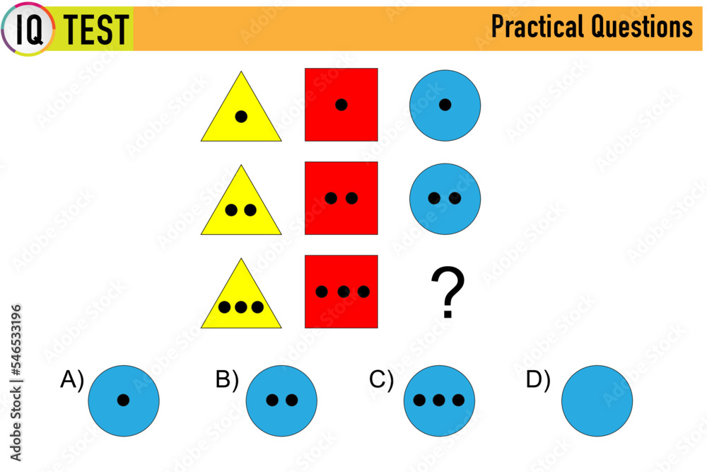 Visual intelligence questions IQ TEST, visual intelligence questions