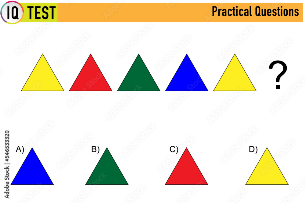 Visual intelligence questions IQ TEST, visual intelligence questions