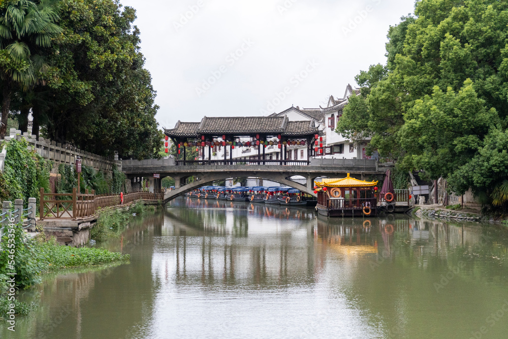 Langqiao, an ancient town of Sanhe, Anhui Province, China, is a famous historical and cultural town in China. Langqiao, an ancient town of Sanhe, Anhui Province, China, is a famous historical and cultural town in China.