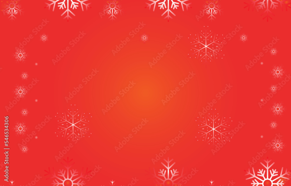 Abstract red and white christmas background with snow flakes frame..eps Abstract red and white christmas background with snow flakes frame..eps