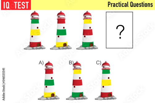 Visual intelligence questions IQ TEST, visual intelligence questions. Find the missing, Find the missing piece © kadiracar