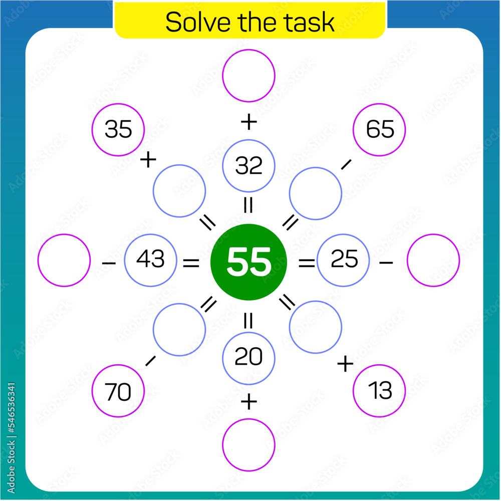 Solve the task. Math questions, addition process Solve the task. Math questions, addition process