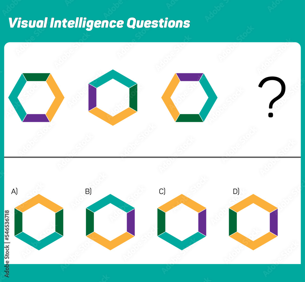 Visual intelligence questions IQ TEST, visual intelligence questions